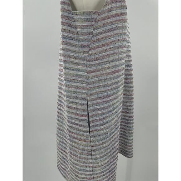 Anthropologie Akemi + Kin Dress Mock Turtleneck Sleeveless Woven Stripe Small - Picture 4 of 12